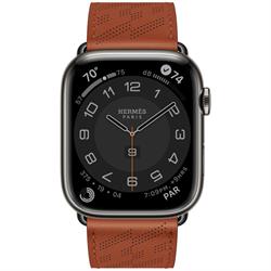 SERIES 8 45MM HERMES GPS+CELL SPACE BLACK SS